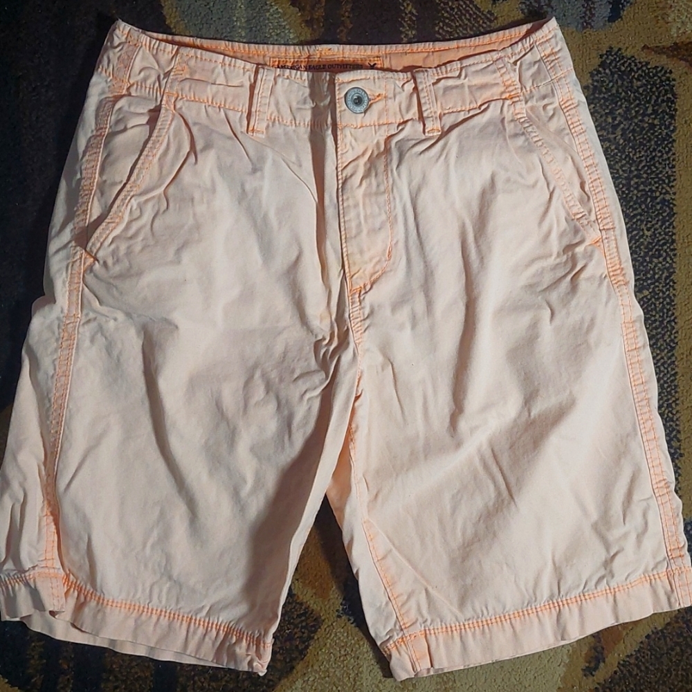 American Eagle Outfitters coral orange shorts